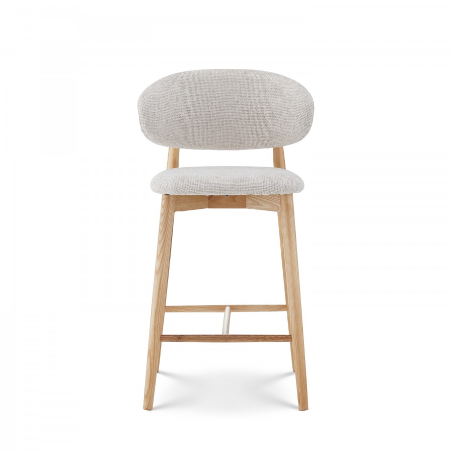 Tabouret Jaspe Naturel & White